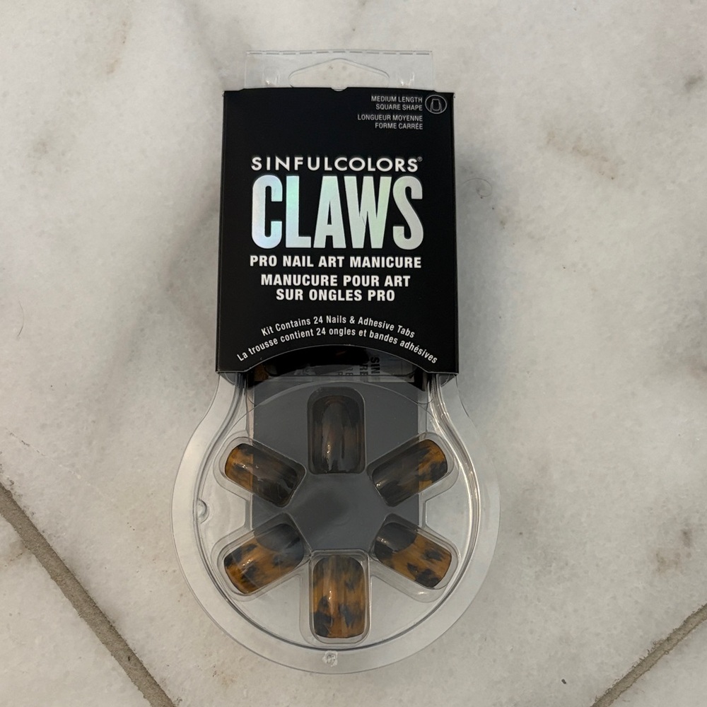 Claws Nail Set - Black, Blue, Pink - Picture 3 of 6